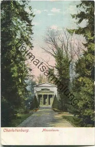 Charlottenburg - Mausoleum - Verlag Ferd. Ashelm Berlin