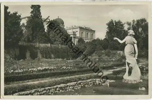 Geisenheim - Schloss Monrepos - Nymphengruppe - Foto-Ansichtskarte - Verlag Albis Baldes Geisenheim