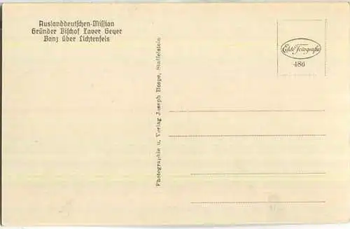 Schloss Banz - Auslandsdeutschen-Mission - Gründer Bischof Xaver Geyer Banz über Lichtenfels - Foto-Ansichtskarte