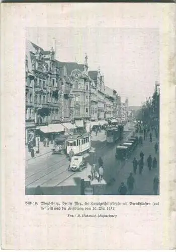 Mit Rucksack und Nagelschuh Heft 40 - Im Elbetal bei Magdeburg 1937 - 32 Seiten mit 10 Abbildungen