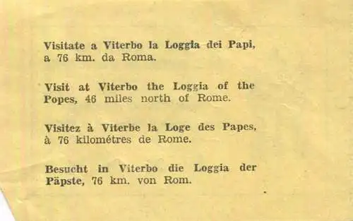 Italien - Vatikan - Rev. Mo Capitolo di S. Pietro in Vaticano - Eintrittskarte
