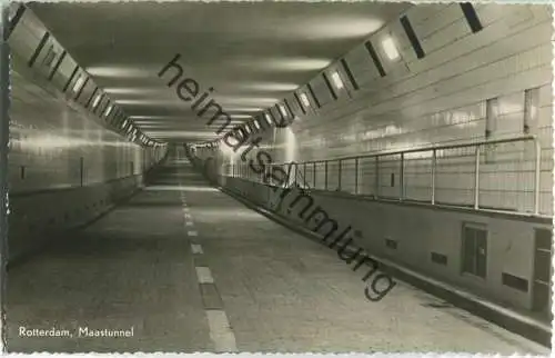 Rotterdam - Maastunnel - Foto-Ansichtskarte - Verlag Gebr. Spanjersberg Rotterdam