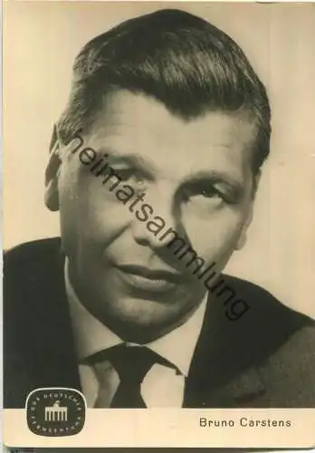 Bruno Carstens - Deutscher Fernsehfunk Winkler 1963 - Verlag VEB Bild und Heimat Reichenbach