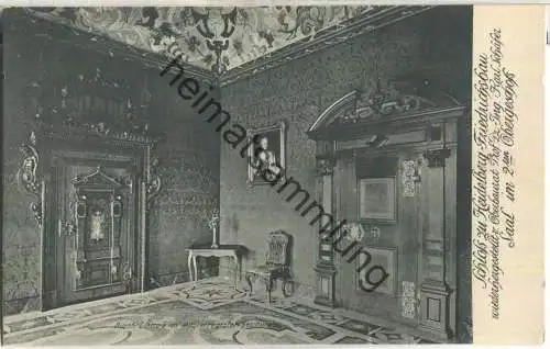 Heidelberg - Schloss - Friedrichsbau - Saal im zweiten Obergeschoss - Verlag Walter Münch & Co Karlsruhe