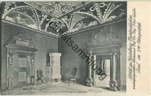 Heidelberg - Schloss - Friedrichsbau - Saal im zweiten Obergeschoss - Verlag Walter Münch & Co Karlsruhe