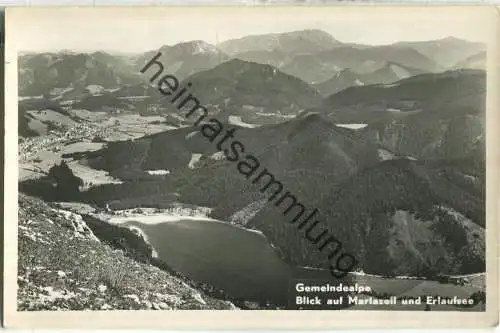 Erlaufsee - Mariazell - Gemeindealpe - Foto-Ansichtskarte - Verlag F. Martin Wien