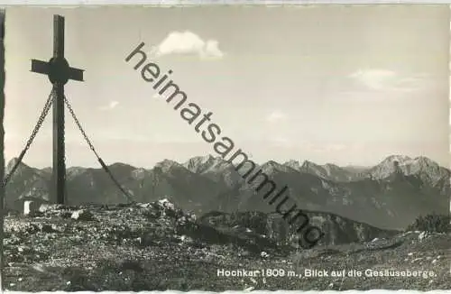 Hochkar - Gesäuseberge - Foto-Ansichtskarte - Verlag Julius Mark Scheibbs
