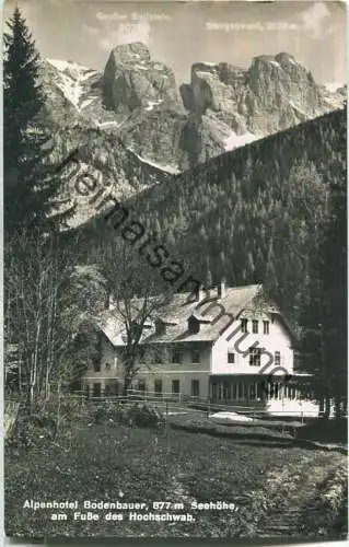 8621 St. Ilgen 111 - Alpenhotel Bodenbauer - Foto-Ansichtskarte - Verlag P. Ledermann Wien