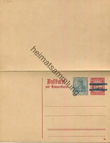 DR P134 I-02 - Aufbrauchsausgabe - Karten von Bayern