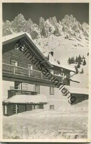 Arthurhaus - Mitterbergalpe - Foto-Ansichtskarte - Verlag Peter Radacher Post Mühlbach am Hochkönig