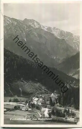 Gusswerk - Weichselboden - Hochschwab - Foto-Ansichtskarte - Verlag J. Kuss Mariazell