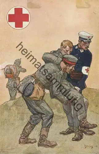 DR P101 - Rotes Kreuz in Württemberg - bildseitig Falzspuren