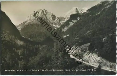 Ederwirt an der Plöckenstrasse - Mauthen - Foto-AK - Verlag P. Ledermann Wien