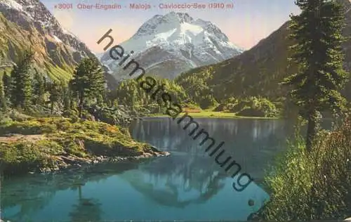 Maloja - Cavloccio-See - Verlag Photoglob Co Zürich