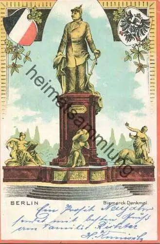 Berlin - Bismarck-Denkmal gel. 1901