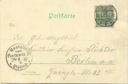 Baerl am Rhein - Totalansicht - Luftkurort von A. Nünninghoff - Gasthof zur Post - geschrieben von Auguste Nünninghoff -