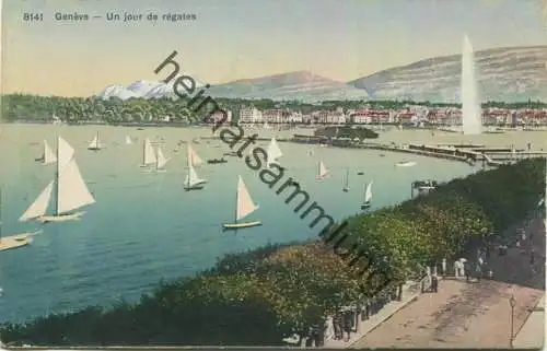 Geneve - Un jour de regates - Verlag Phototypie Neuchatel