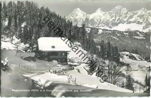 Pichl a. d. Enns Preunegg - Dachstein - Foto-Ansichtskarte - Verlag PAG Wien