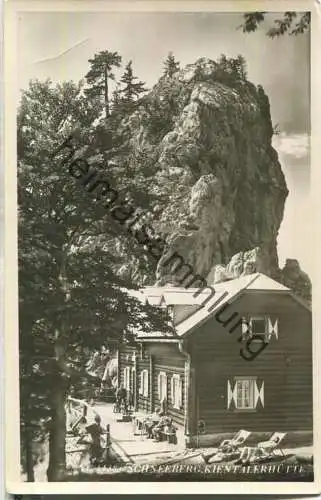 Kientalerhütte - Schneeberg - Turmstein - Foto-Ansichtskarte