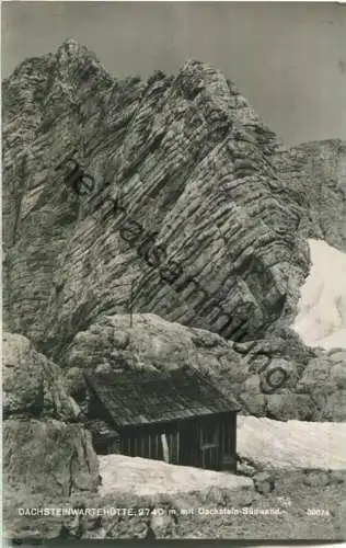 Dachsteinwartehütte - Foto-Ansichtskarte - Verlag P. Ledermann Wien