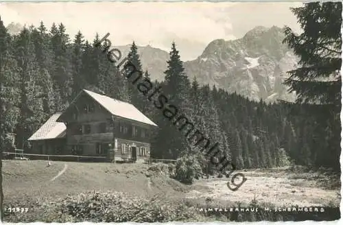 Almtaler Hütte - M. Schermberg - Totes Gebirge - Foto-AK - Verlag L&H 77066