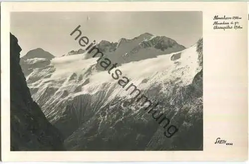 Almerhorn - Almerkees - Grosse Ohrenspitze - Foto-Ansichtskarte - Verlag Sketh Graz