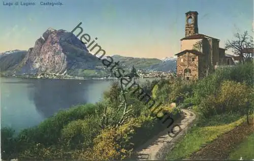 Lago di Lugano - Castagnola - Chiesa - Verlag E. Goetz Luzern