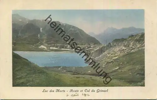 Lac des Morts - Route et Col du Grimsel - Verlag Jullien freres Geneve