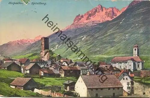 Hospenthal - Spitzliberg - Verlag Fr. Beeler Brunnen - gel. 1912