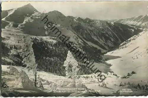 Donnersbacher Tauern - Schoberspitze - Planneralm - Foto-Ansichtskarte - Verlag Walter Kramer Graz-Eggenberg