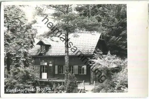 Wartberg im Mürztal - Hundskopfhütte - Foto-Ansichtskarte