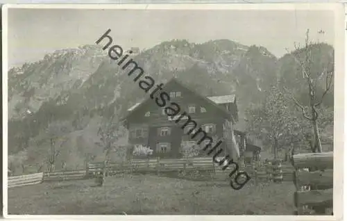 Dalaas am Arlberg - Fremden- und Touristenheim Rudolf Fritz - Foto-Ansichtskarte - ohne AK-Einteilung