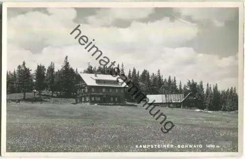 Kirchberg am Wechsel - Kampsteiner-Schwaig - Foto-Ansichtskarte - Verlag Foto Rössler Aspang