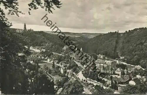 Clervaux - Clerf - vue generale - Foto-AK - Verlag Paul Kraus - gel. 1949