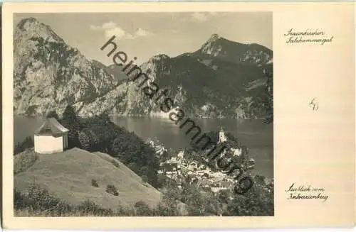 Traunkirchen - Ausblick vom Kalvarienberg - Foto-Ansichtskarte - Verlag Emba Gmunden