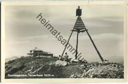 Terzerhaus - Gemeindealpe - Foto-Ansichtskarte - Verlag F. Martin Wien