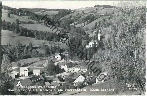 St. Kathrein am Hauenstein - Rosegger's Waldheimat - Foto-Ansichtskarte - Verlag Bayer Lassnitz