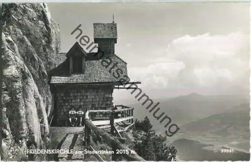 Stoderzinken - Friedenskirchle - Foto-Ansichtskarte - Verlag P. Ledermann Wien