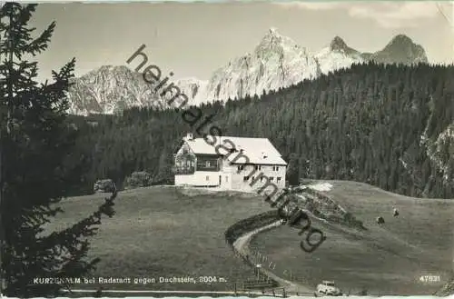 Kurzenalm bei Radstadt - Dachstein - Foto-Ansichtskarte - Verlag P. Ledermann Wien