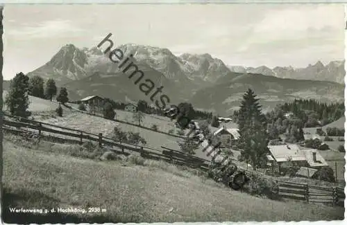 Werfenweng - Hochkönig - Foto-Ansichtskarte - Verlag C. Jurischek Salzburg