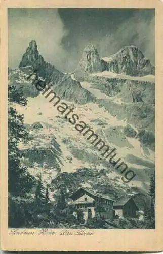 Lindauer Hütte - Drei Türme - Verlag J. Fritz jr. Bregenz