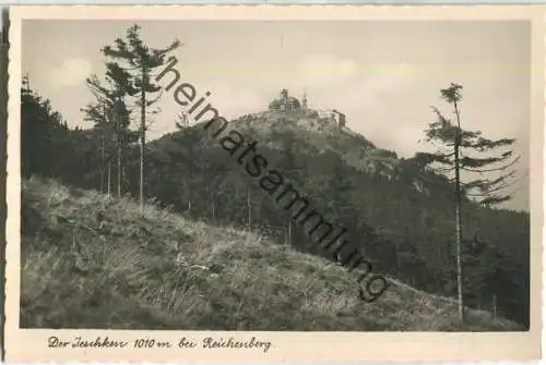 Jeschken - Jested  - Foto-Ansichtskarte - Verlag M. Aurich & Co Reichenberg-Niederhanichen