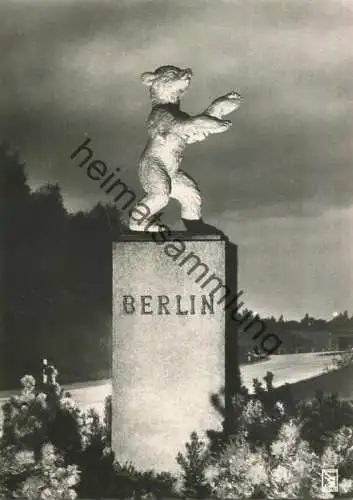 Berlin - Autobahneifahrt (Zehlendorfer Kleeblatt) - Foto-AK Grossformat