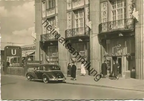 Berlin - Friedrichstrasse 101 - HO-Gaststätte Presse-Cafe - Foto-AK Grossformat - VEB Volkskunstverlag Reichenbach