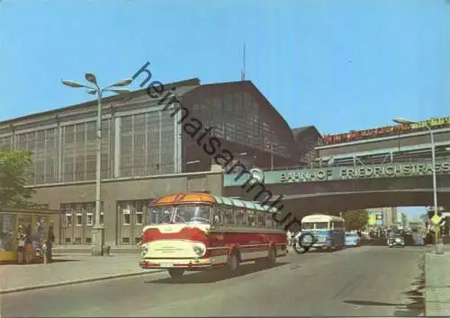 Berlin - S-Bahnhof Friedrichstrasse - AK Grossformat - Verlag VEB Bild und Heimat Reichenbach