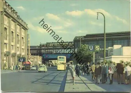 Berlin - Bahnhof Friedrichstrasse - AK Grossformat - Verlag Felix Setecki Berlin