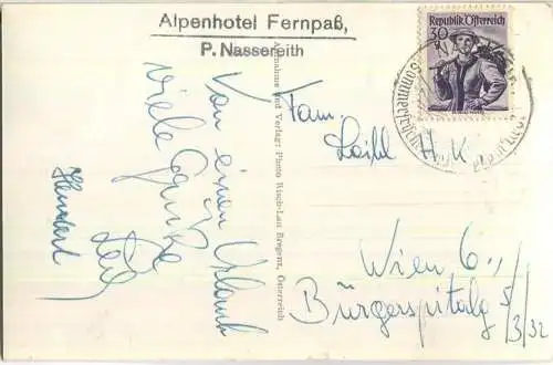 Fernpass-Gebiet - Zugspitze - Foto-Ansichtskarte - Verlag Photo Risch-Lau Bregenz