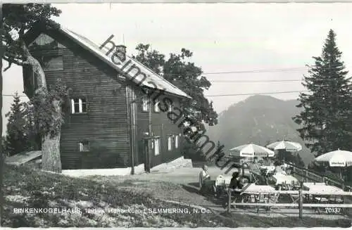 Semmering - Pinkenkogelhaus - Verlag Richard Pietsch & Co KG Wien