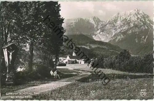 Scheffau am Wilden Kaiser - Foto-Ansichtskarte - Verlag Alfred Gründler Salzburg