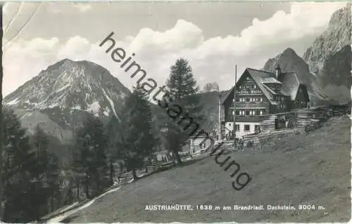 Austriahütte - Brandriedl - Dachstein - Foto-Ansichtskarte - Verlag P. Ledermann Wien
